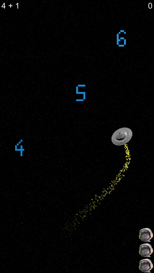 Screenshot of Mathe UFO